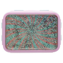 Lunchbox Brokat, Candy Shop, Prostokątny, Różowy