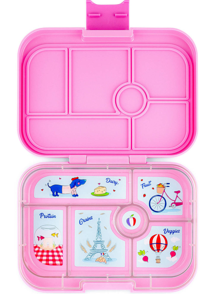 Zdjęcia - Pojemnik na żywność Original Lunchbox do szkoły Yumbox  - Fifi pink / Paris tray 