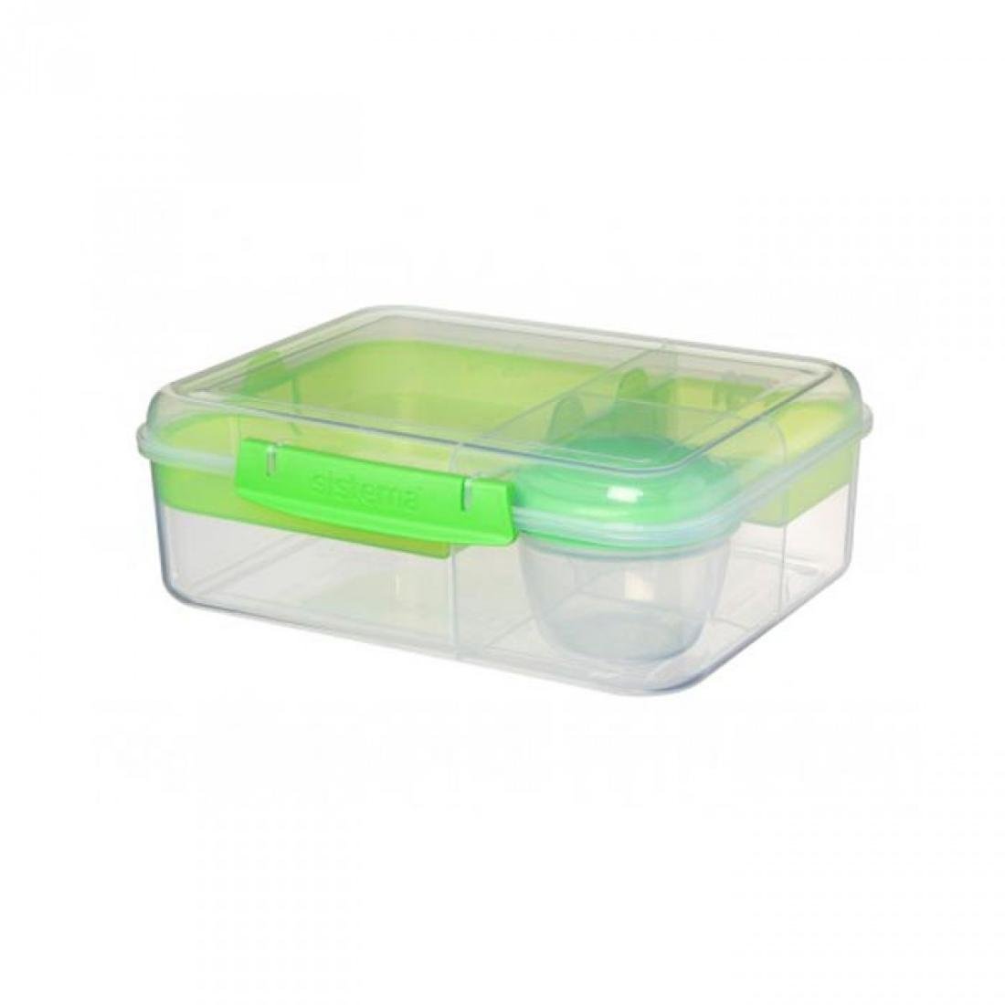 Lunchbox SISTEMA Bento Lunch To Go, zielony, 21,9x18,6x7,7 cm