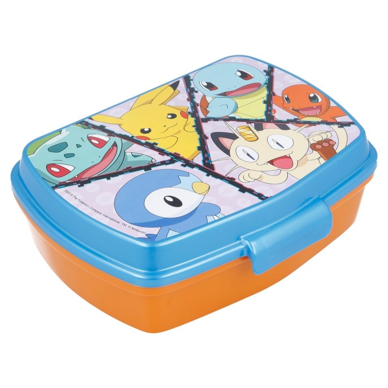 Фото - Харчовий контейнер Lunchbox śniadaniówka 16cm Pokemon Pikachu