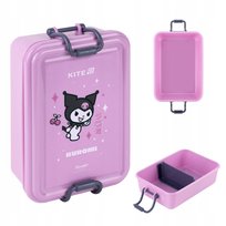 LUNCHBOX ŚNIADANIÓWKA DO SZKOŁY PRZEGRÓDKI 650ml FIOLETOWY KUROMI KITE