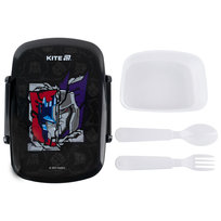 Lunchbox Śniadaniówka ze Sztućcami 750 ml CZARNA TRANSFORMERS KITE