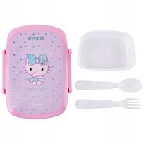 Lunchbox Śniadaniówka ze Sztućcami 750 ml HELLO KITTY KITE