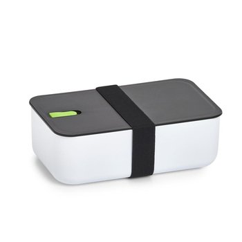 Lunchbox z przegródką, ZELLER, biały, 19x12x6,5 cm - Zeller