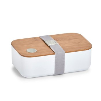Lunchbox z przegródką ZELLER, biały, 19x12x7 cm - Zeller