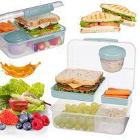 LUNCHBOX Z PRZEGRÓDKAMI POJEMNIK ŚNIADANIÓWKA DUŻA