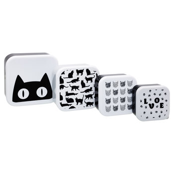 Lunchbox Zestaw, Purrrfect School, Koty, 4 szt. - Inny producent