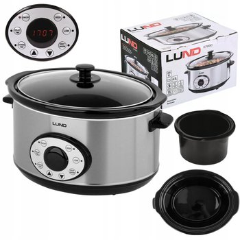 Lund Wolnowar 4.5L Garnek Ceramiczny Z Programatorem Czasomierz 280W 67660 - LUND