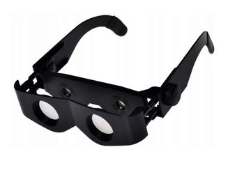 Lupa lornetka okulary przbliżające powiększenie 4x kolor czarny - Inny producent