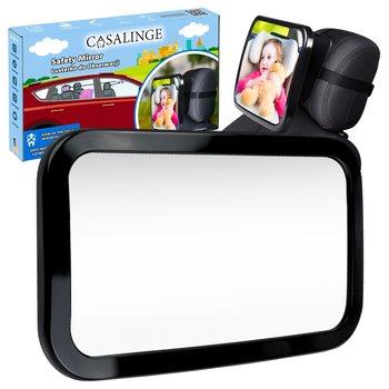Lusterko Do Obserwacji Dziecka W Samochodzie Aucie Duże 30cm Bezpieczne 360 - Casaligne