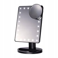 Lusterko Kosmetyczne LED z Powiększeniem 10x - Regulowane i Stylowe