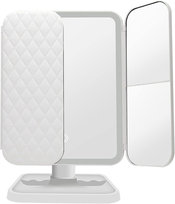 Lusterko Kosmetyczne Podświetlane Led Rozkładane Lustro Do Makijażu Premium