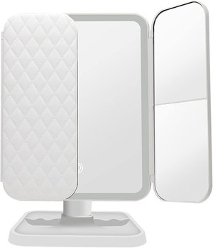 Lusterko Kosmetyczne Podświetlane Led Rozkładane Lustro Do Makijażu Premium - DMR