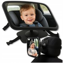 Lusterko samochodowe regulowane do obserwacji dziecka na zagłówek ABS