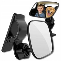 Lusterko samochodowe wewnętrzne na osłonę przeciwsłoneczną regulowane