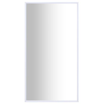 Lustro, białe, 100x60 cm - vidaXL
