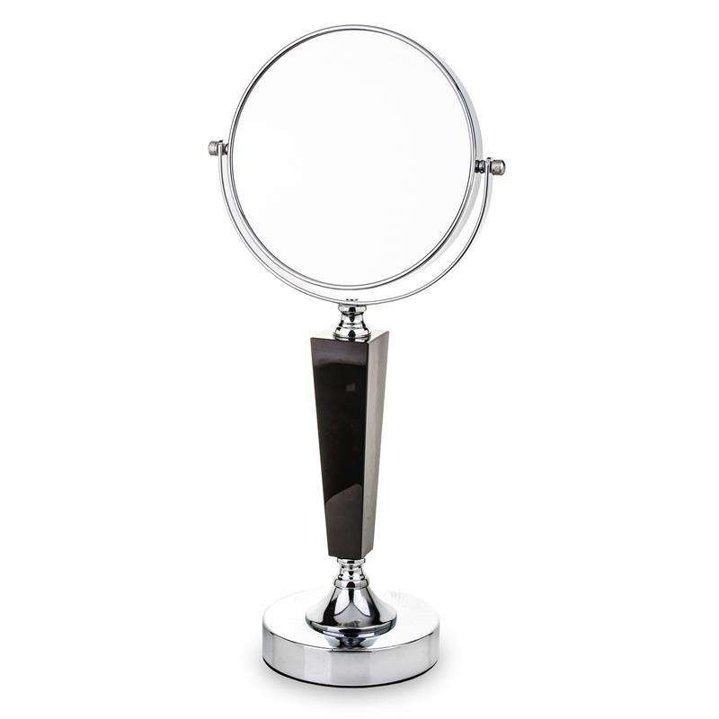 Фото - Дзеркало настінне Lustro kosmetyczne lustro stojące srebrne H:42.5cm