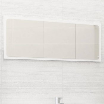 Lustro łazienkowe, białe, 90x1,5x37 cm, płyta - vidaXL