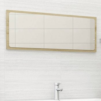 Lustro łazienkowe, dąb sonoma, 100x1,5x37 cm, płyta wiórowa - vidaXL