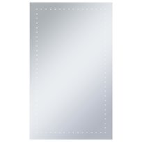 Lustro łazienkowe LED 60x100 cm srebrne / AAALOE
