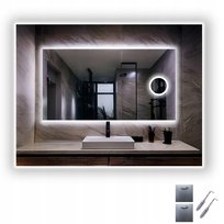 LUSTRO LED COB 480/m LEDOWE Z LUSTERKIEM KOSMETYCZNYM DO MAKIJAŻU 100x60 cm