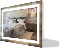 LUSTRO LED ŁAZIENKOWE PODŚWIETLANE 120x120