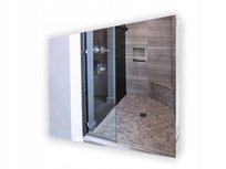 LUSTRO LED NA WYMIAR ŁAZIENKOWE 120x120 WZORY