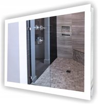 LUSTRO LED PODŚWIETLANE ŁAZIENKOWE 60x70 WYMIARY