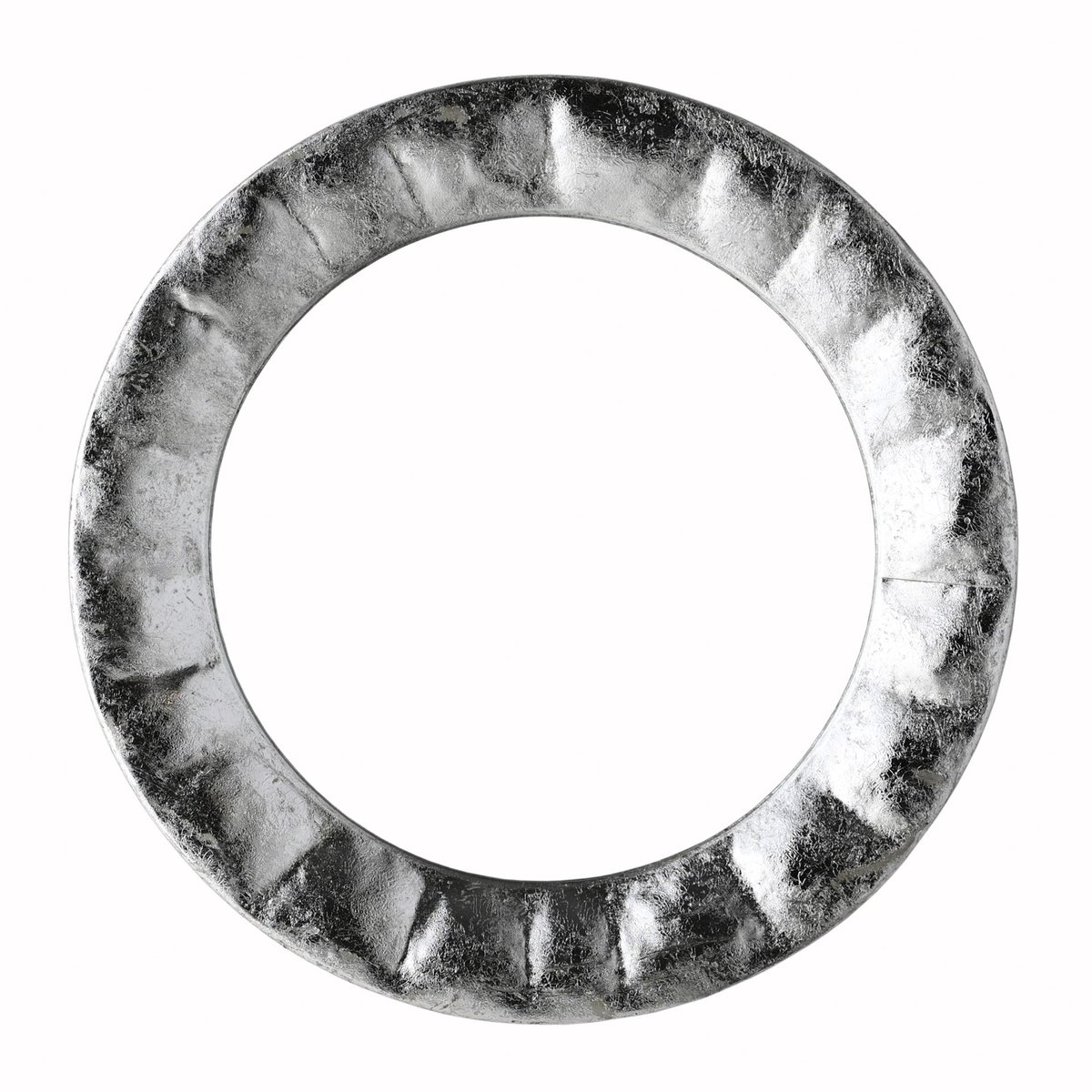 Фото - Дзеркало настінне LUSTRO okrągłe, srebrne, metalowa rama