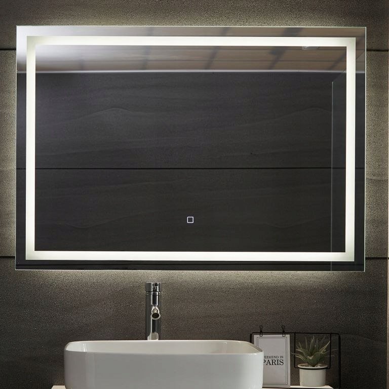 Lustro ścienne Aquamarin prostokąt 1000 x 700 mm - Inna marka | Sklep ...