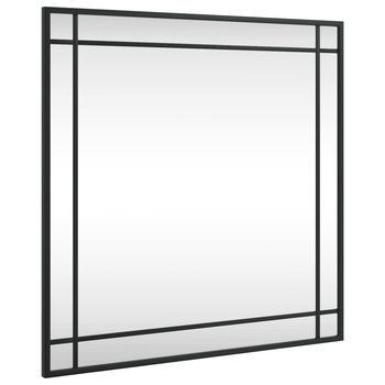Lustro ściennie 60x60 cm, czarne, szkło - Zakito Europe