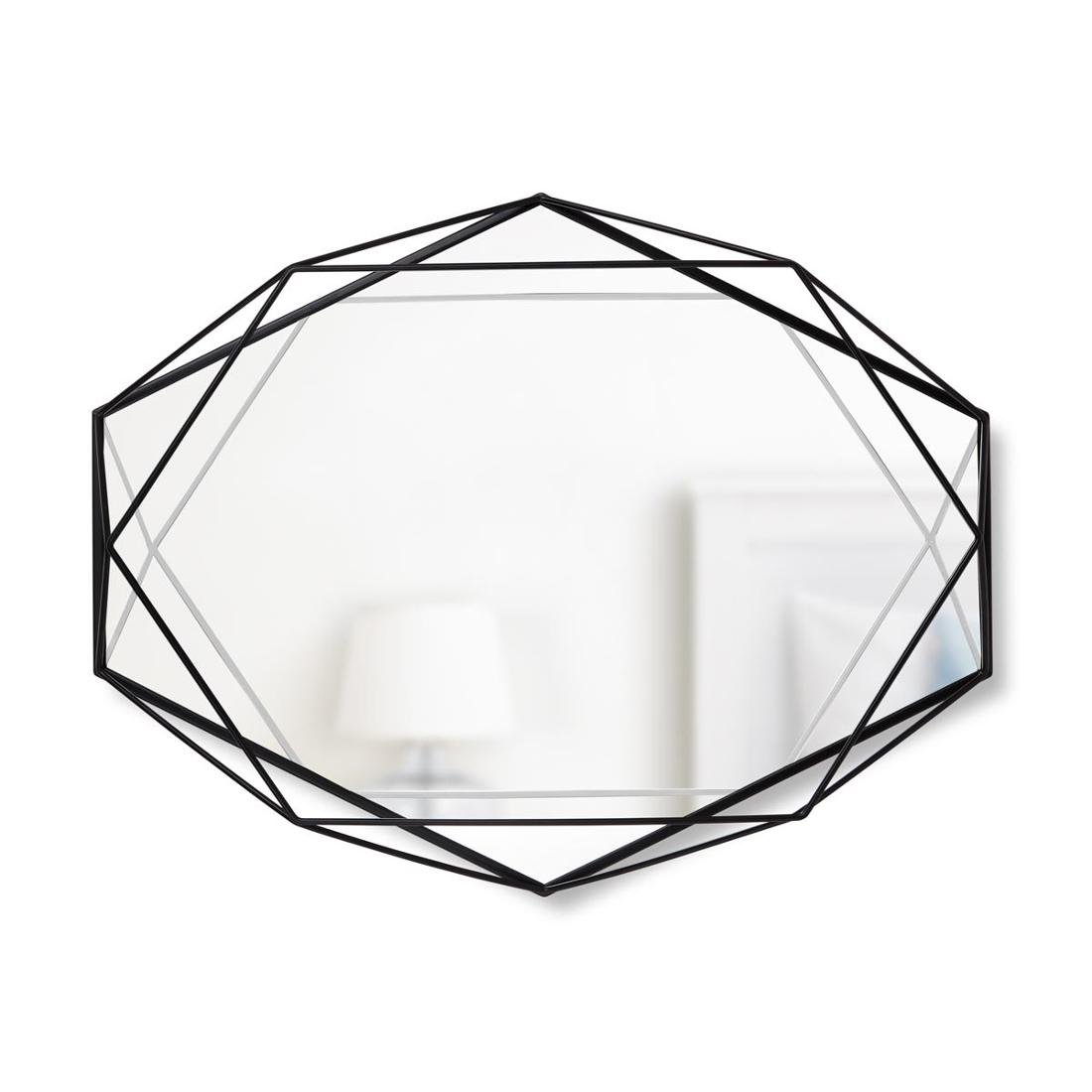 Lustro UMBRA Prisma, czarne, 56,5x42,5x8,3 cm