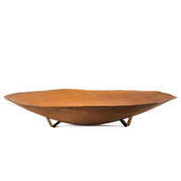 Lustro Wodne Ogrodowe Stalowe Misa Poidło Dla Ptakow Oczko Wodne 57 Cm Rdza