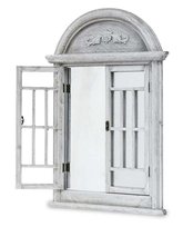 Lustro z okienicami rama drewniana  wys.80cm Art-Pol