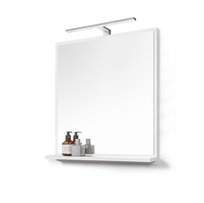 Lustro Z Półką Lustro Łazienkowe Oświetlenie Led