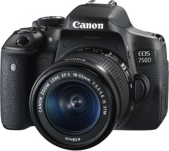 Lustrzanka CANON EOS 750D 0592C025AA - Canon | Sklep EMPIK.COM