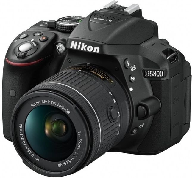 美品Nikon D5300 with DX VR 18-55 3.5-5.6g Lustrzanka NIKON D5300 + AF-P VR 18-55 MM - Nikon | Sklep