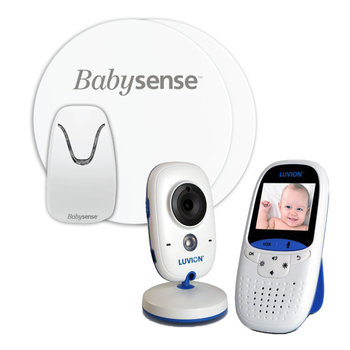 Luvion Premium Babyproducts, Niania elektroniczna z monitorem oddechu Babysesne 7, Biały - Luvion Premium Babyproducts