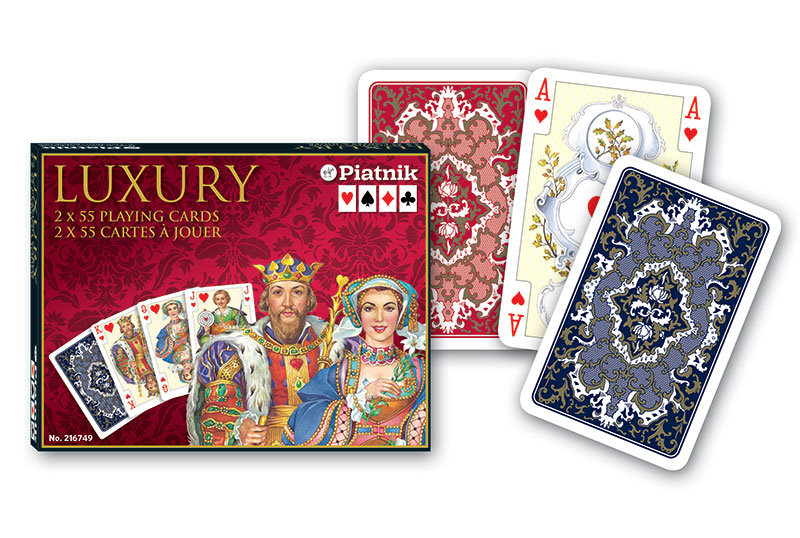 Luxury, karty, Piatnik, 2 talie