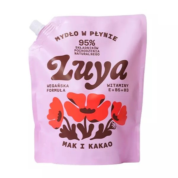 Luya, Mydło do rąk w płynie Mak i Kakao Refill, 800 ml | Sklep EMPIK.COM