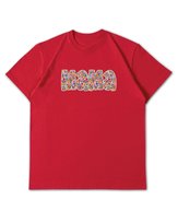 Luźna koszulka na Dzień Matki z napisem MAMA Prezent Czerwony XS