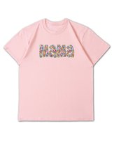 Luźna koszulka na Dzień Matki z napisem MAMA Prezent Różowy S