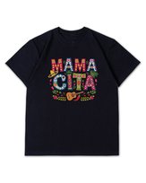 Luźna koszulka na Dzień Matki z napisem MAMACITA Prezent Czarny XL TeeLove