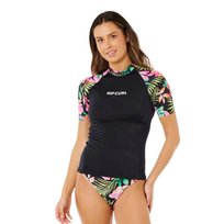 Lycra damska z krótkim rękawem Rip Curl MOLOKAI - Black - XS Rip Curl