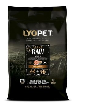 Lyopet Extra Raw Karma dla dorosłych psów. Łosoś z batatami 3,6kg - Inna marka