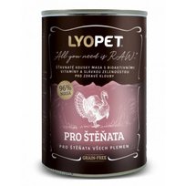 Lyopet Karma mokra dla szczeniąt. Indyk 400g