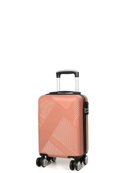 LYS Paris Cali Mała twarda różowa walizka kabinowa na kółkach 55 cm - Inna marka