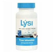 Lysi Tran Islandzki Z Wątroby Dorsza 500Mg Naturalne Omega-3 120 Kaps. Lýsi