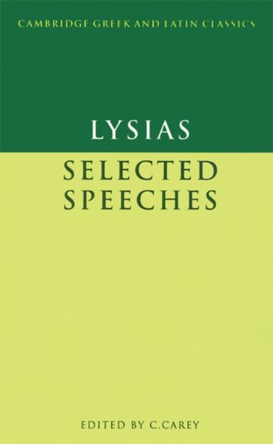 Lysias: Selected Speeches - C. Carey | Książka W Empik