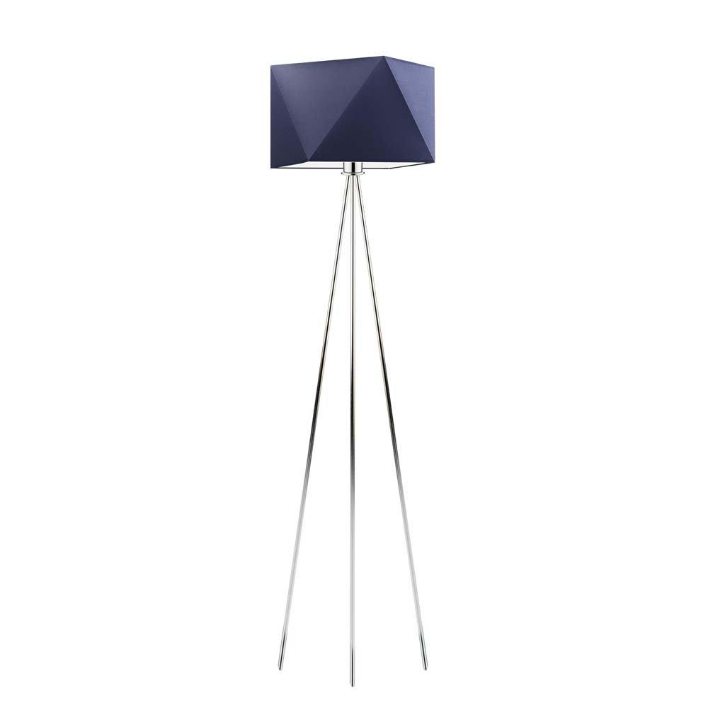 LYSNE, lampa podłogowa KANTON, granatowy